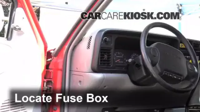 1995 Dodge Ram 1500 5.2L V8 Standard Cab Pickup Fusible (intérieur) Remplacement
